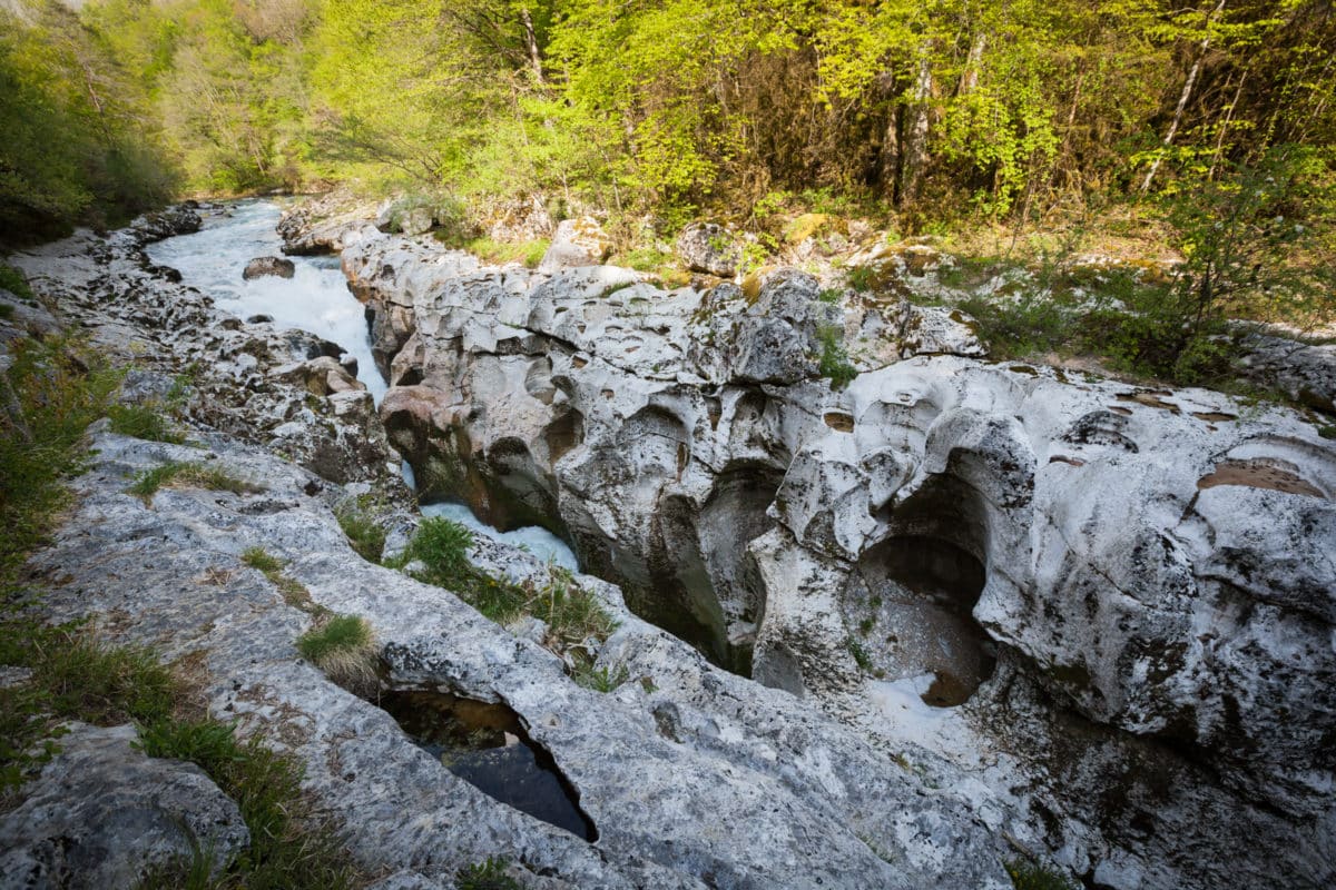 Pertes de la Valserine - Lancrans et Bellegarde-sur-Valserine ©PNRHJ/JB.STROBEL