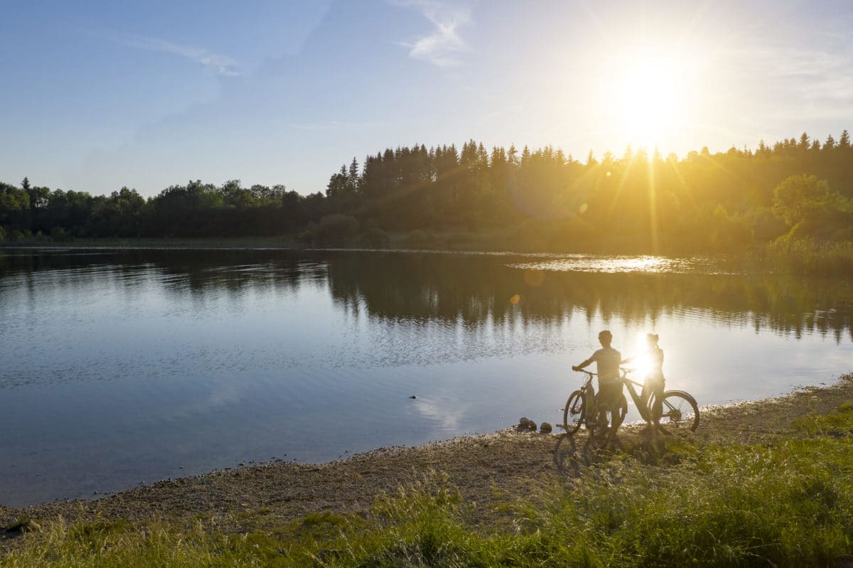 Lac du Haut-Jura en vélo